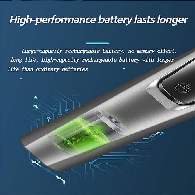 Electric Shaver Men‘s Electric Shaver Three-Head Three-in-one Shaver Set Electric Nose Hair Side Hair Beard Trimmer Washable USB Rechargeable Trimmer