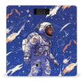 Black Astronaut on Blue Digital Bathroom Scale for Body Weight Weighing Scale with Backlit LCD Display High Precision Measurements &amp Measures Weight Up to 180kg