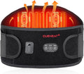 CUEHEAT Heated Waist Belt Cordless Back and Belly Heating Massage Electric Rechargeable Battery Powered