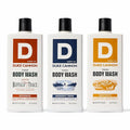 Duke Cannon Supply Co. Thick High Viscosity Body Wash - 3X Thicker Plant-Based Body Wash for Men with Lasting Scent - Mens Body Scrub - Sawtooth Midnight Swim &amp Bourbon (18oz)