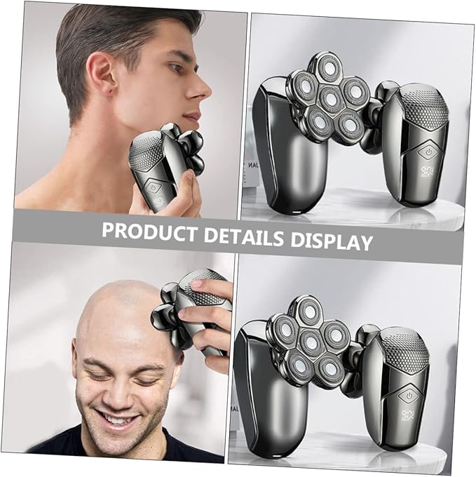 1set Rechargeable Electric Razor Head Design and Portable Shaver for Men Handheld Grooming Tool for Home Use Comfortable Shaving Experience