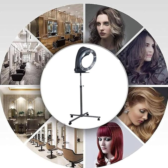 Hair Salon Color Processor Dryer with Rolling Base 6 Mode Conditioner/Perm for Hair Care at Salon and Home (800W)