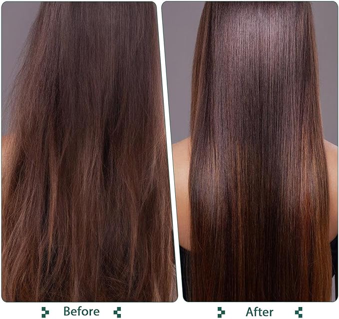 PRETYZOOM Portable Electric Heating Hair Straightener Comb USB Powered Ceramic Straightening Tool for Thick Curly and Thin Hair Efficient Smooth Styling with Shine Travel-Friendly Hairbrush