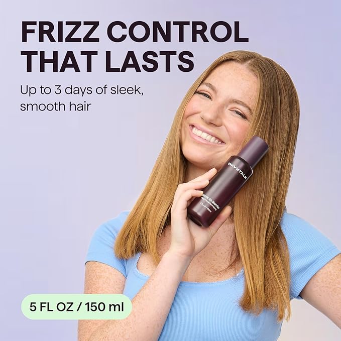 Wavytalk Foldable Hair Dryer and Heat protectant Spray for Hair 5 Fl Oz
