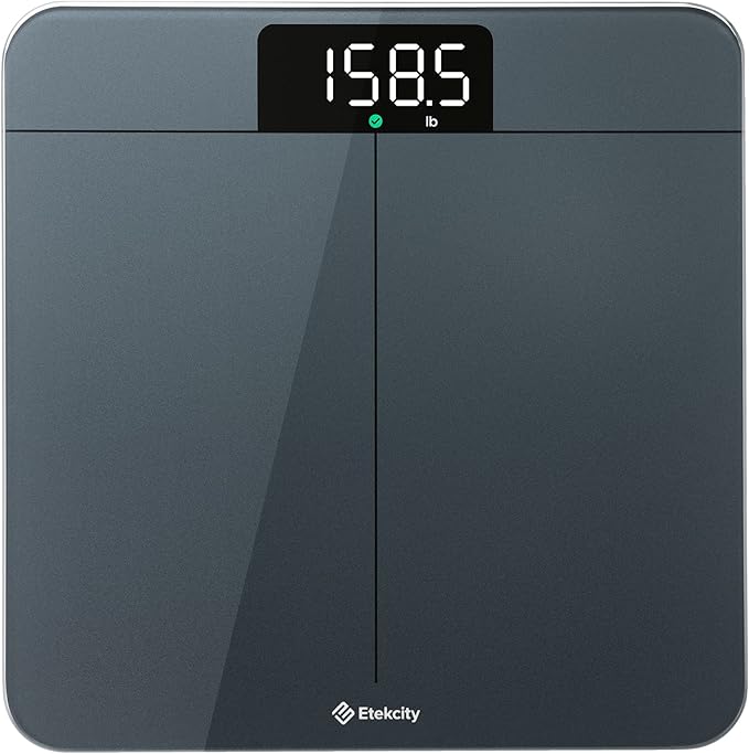 Etekcity Scale for Body Weight Digital Bathroom Scales for People Most Accurate to 0.05lb Bright LED Display &amp Large Clear Numbers Upgraded Quality for the Elderly Safe Home Use 400 lbs