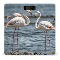Animal Flamingo Scale for Body Weight Digital Bathroom Scale Toughened Glass High Precision Scales for Body Weight with Large LCD Backlight Display Weight Scales
