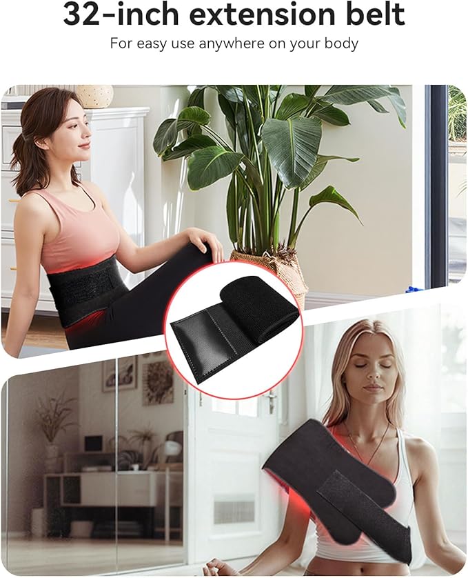 2025 Upgraded Red Light Therapy Mat Full Body 30.9x11.24 Large Size Dual Wavelength Red Light Therapy Pad 3 Modes 5 Intensity Levels EVA Breathable Material Smart Timer