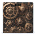 Steampunk Mechanical Gears Smart Scale for Body Weight Accurate Bathroom Scale with LED Display Digital Weight Scales Weighing Machine High Precision Scales for Bath Home