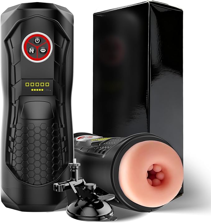 Auto Blow Masterburbatar Thrusting Vibrate Stroking Pussycats Pocket Silent Adult Toy Automatic Strokertate Mens Sleeve Heated Pussy Pocket Underwear Blowjobob Machine Milker For Men OQ (Extra Large)
