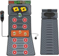 Full Body Massage Mat with Heat 20 Neck Massage HeadsFoot Massager Whole Body Vibration Massage Pad 9 Gear Massage /3 Timing Modes Shiatsu Massage Pad for Back Neck Lumbar Leg Foot