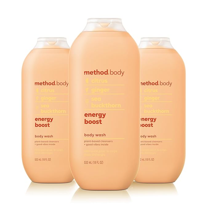 Method Body Wash Energy Boost 18oz (Pack of 3)