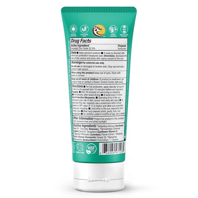 Badger Mineral Baby Sunscreen Cream SPF 40 98% Organic Toddler Sunscreen with Zinc Oxide Broad Spectrum Reef Safe Water Resistant Pediatrician Tested Baby Sunblock 2.9 fl oz 2-Pack