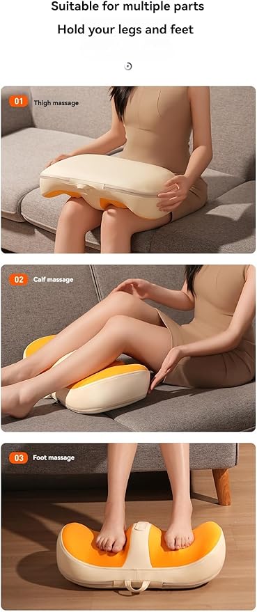 Shiatsu Foot Massager with Heat Therapy Deep Kneading for Plantar Relief Adjustable Intensity Feet/Leg/Calf/Ankle at Home/OfficeGift for Mom and Dad