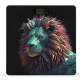 Abstract D Art Lion Bathroom ScaleHighly Accurate Digital Weighing Machine for People Bright LED Display Weight Scale for The Aldult Home Use