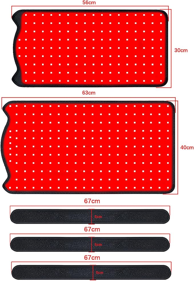 Equine Red Light Therapy Device Horse Muscle Recovery Red Light Therapy Lamp Waterproof Red Light Therapy Pad Built-in Timer 6-Level Dimming 63 * 40CM