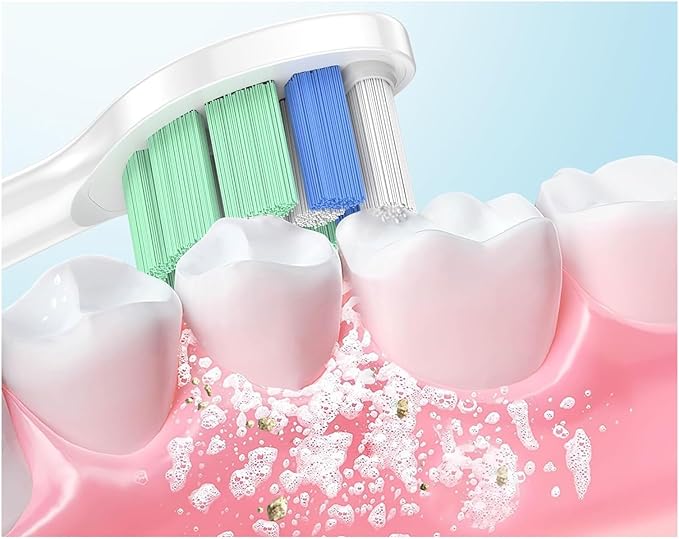 5/10Pcs Toothbrush Heads Replacement Electric Head Compatible for PH C2(5PCS)