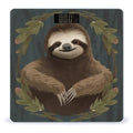 Sloth Scale with LCD Easy-to-Read Anti-Slip Weight Digital Bathroom Scale Precision Weighing Scales Sturdy Tempered Glass Body Weight Scales for Daily Use