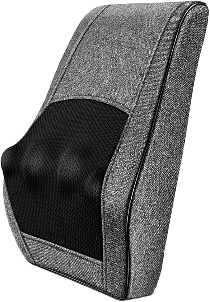 Boriwat Heated Back Neck Massager 3D Deep Tissue Kneading Massage Pillow Full Body Massager for Back Neck Shoulder Legs Gifts for Women Men Mom Dad