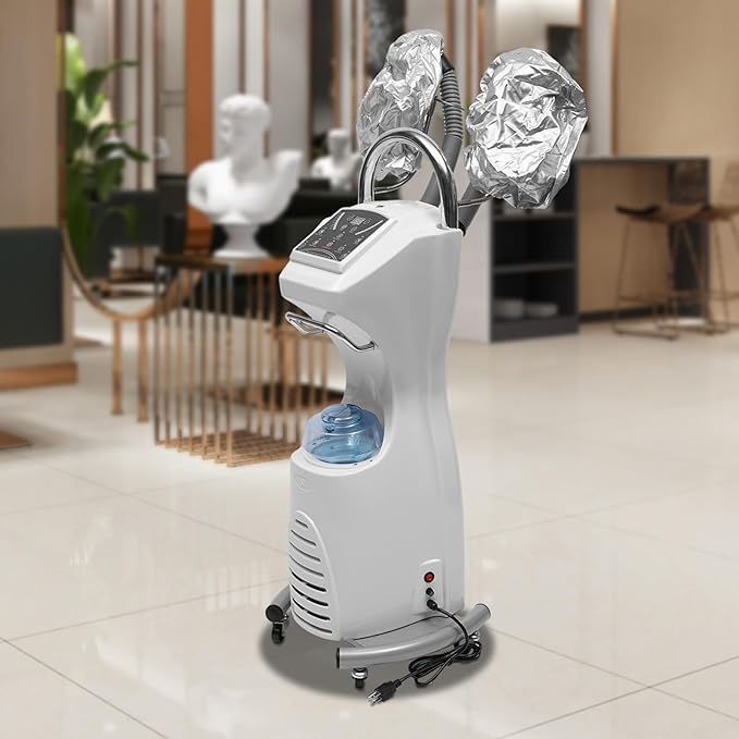 Stand Hair Steamer 7 in 1 Freestanding Salon Hair Dryer Hair Color Perm Processor Hair Treatment Salon SPA