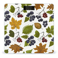 Leaves and Berries Scale for Body Weight Sturdy Tempered Glass Weighing Scales with LCD Display Accurate Digital Bathroom Scale Convenient Body Fat Smart Scales Easy Read