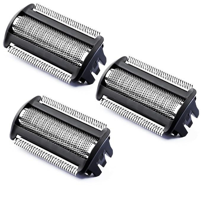 BG2000 Replacement Head for Philips Bodygroom 7000 Series (BG7040/42) Bodygroom 5000 blades Compatible With Philips Norelco Bodygroom 5000(BG5025/24) 3-pieces pack