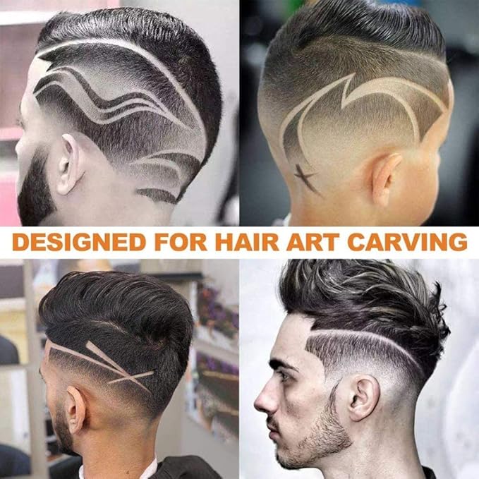 Hair Clippers for Men 4-in-1 Beard Trimmer Ear and Nose Trimmer Body Groomer Detail Trimmer Cordless &amp Rechargeable Led Display USB Rechargeable Wet &amp Dry Attachments