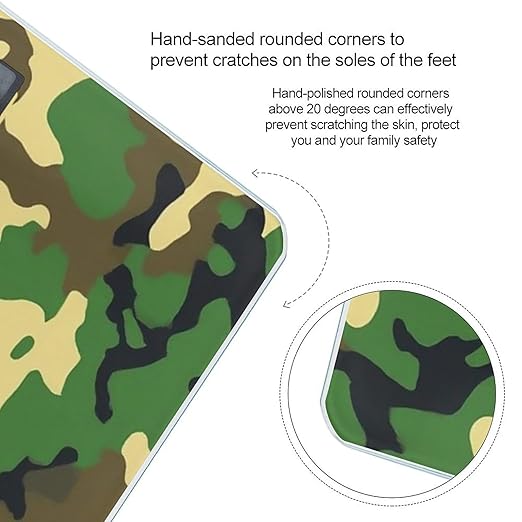 Automatic Switch Digital Bathroom Weighing Scale Smart Scale for Body Weight Army Camo Camouflage