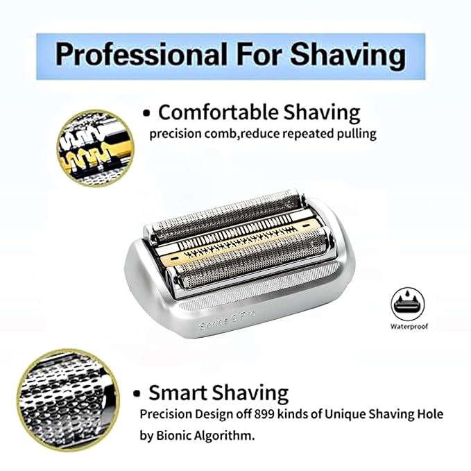 94M Series 9 Replacement Shaver Heads Compatible with Braun Series 9 Electric Razors for Braun S9 Replacement Headfor All Series 9 Electric foil Shaver 9030S 9040s 9050CC 9080CC etc Model