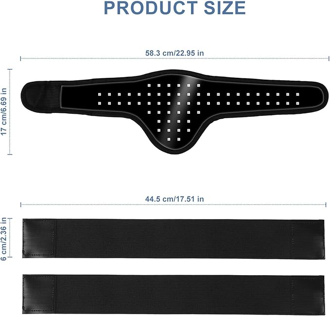 Red Light Physical Therapy Device 660NM+850NM Wavelength Wearable Infrared Light Therapy Device for Recovery Abdomen Buttocks and Back of Cats/Dogs