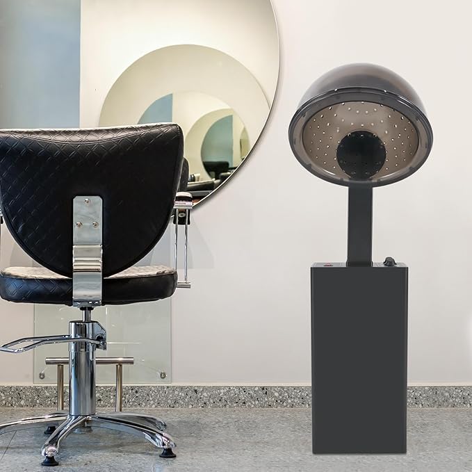 Vertical Hairdressing Dryer Professional Salon Hood Hair 1200W Independent Air Conditioning Dryer with 60 Minute Timer Wide Temperature Setting Range Suitable for and Home Use