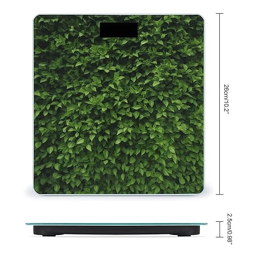 Hedge Scale for Body Weight Highly Accurate Digital Bathroom Scale Sturdy Tempered Glass Weighing Scales with LCD Display Fashion Body Fat Smart Scales 400lb