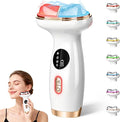 Heating Facial Massager for Neck and Face Electric Gua Sha Cold Face Depuffer to Shaping and Reduce Swelling Improves Skin Elasticity
