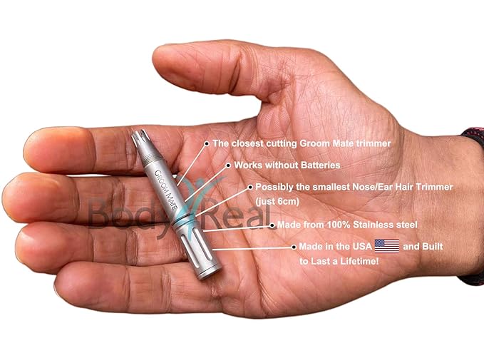 Platinum XL Professional Nasal &amp Ear Hair Trimmer Made in USA