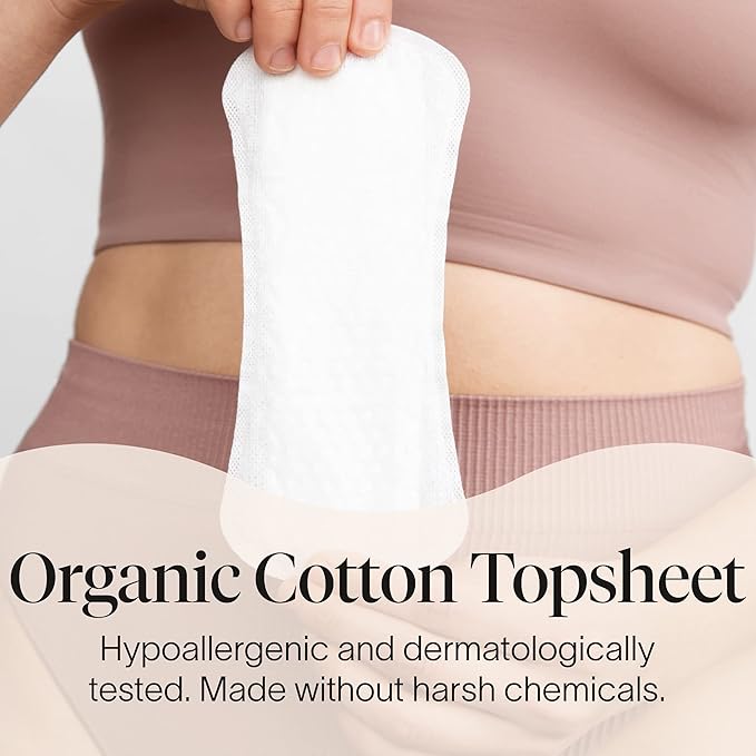 Cora Organic Feminine Care | Regular No Wings Liners and Non-Applicator Tampon Pack | Ultra-Absorbent Unscented Natural Non-Toxic | 42 Regular Pads and 36 Regular Tampons | Bundle Pack