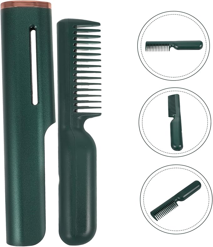 GALPADA Brush Hair Straightener Comb Hot Comb Styling Tool Compact and Portable