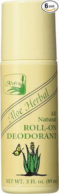 Alvera Deod Aloe Herb 3 Ounce (Pack of 6)