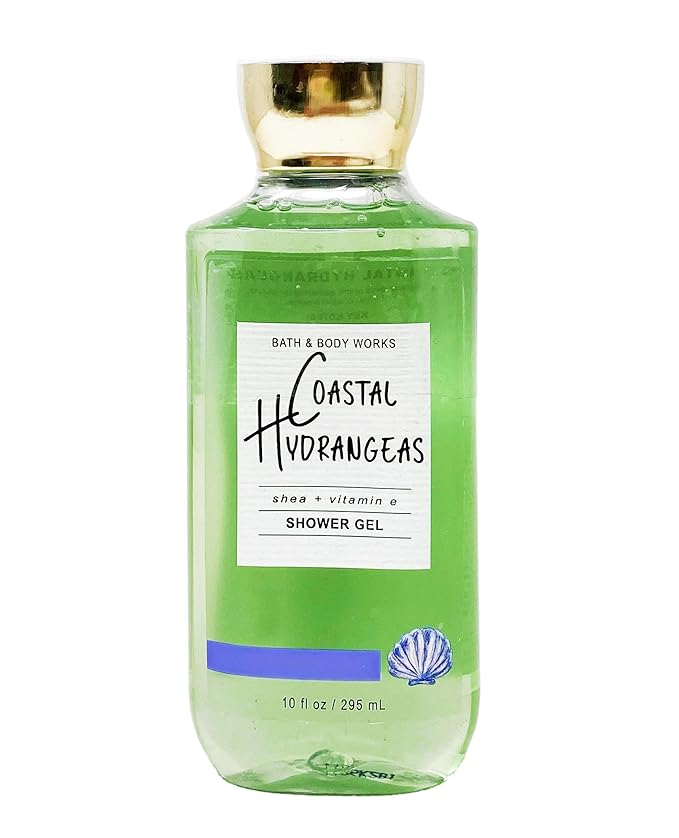 Bath &amp Body Works Coastal Hydrangeas 2 pack of Shower Gel