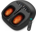 Snailax Foot Massager with Heat Compression Vibration Shiatsu Feet Massager for Plantar Fasciitis Neuropathy Remote Control Up to Size 13 Gifts for Dad Mom Heated Foot Warmer