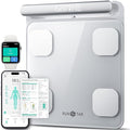 RunStar Smart Scale for Body Weight and Fat Percentage FSA&ampHSA Eligible 8-Electrode Digital Bathroom Scale with BMI Body Fat &amp Muscle Mass to 28 Body Composition and Printable Body Analysis