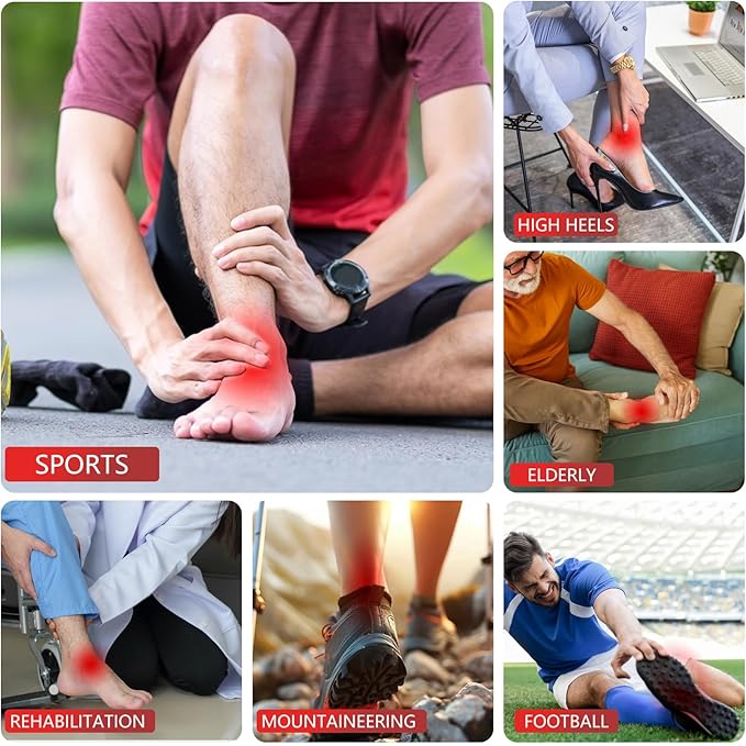 DGXINJUN Red Light Therapy for Foot Near Infrared Light Therapy Feet Ankles Pain Relief Boots Cordless Portable Rechargeable Device for Home Travel Use with 6000mAh Battery