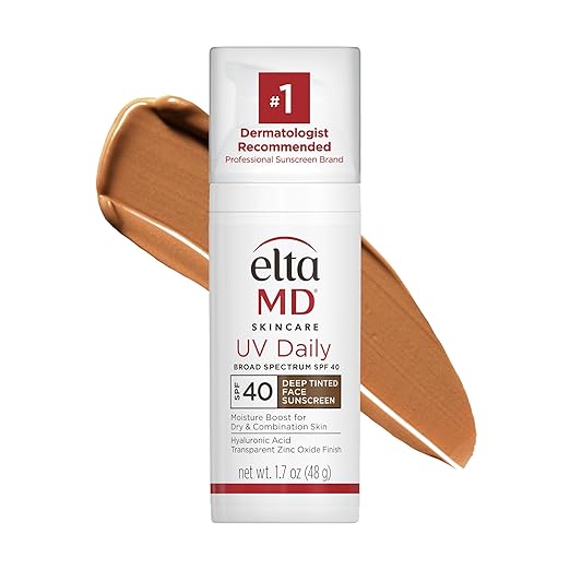 EltaMD UV Daily Face Sunscreen with Transparent Zinc Oxide and Hyaluronic Acid Moisturizes and Protects Great for Dry Combination and Normal Skin
