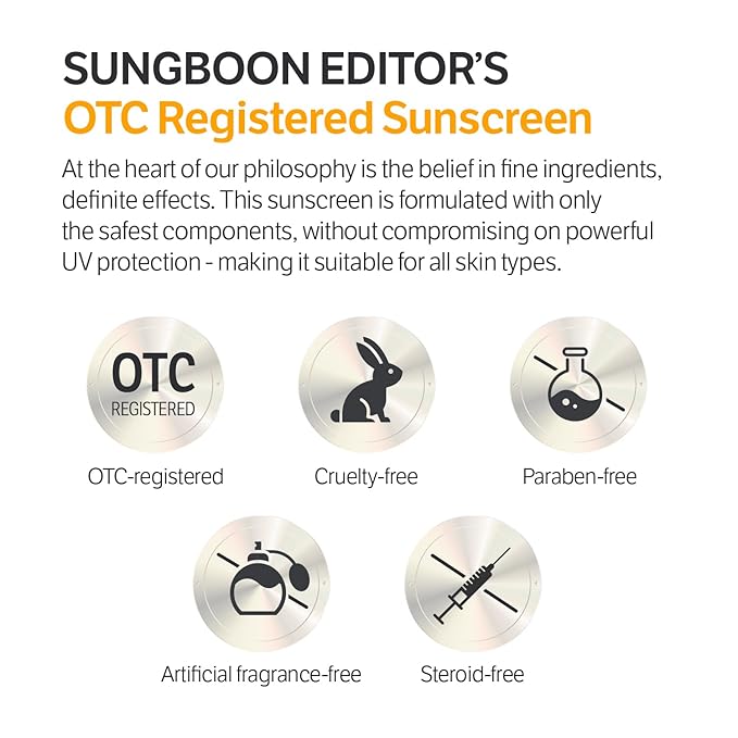 SUNGBOON EDITOR Daily Invisible Blurring Sunscreen with Broad Spectrum SPF 40 Invisible Sunscreen for Face Makeup Primer spf 50ml 1.69 fl.oz Oil Free Weightless (Pack of 2)