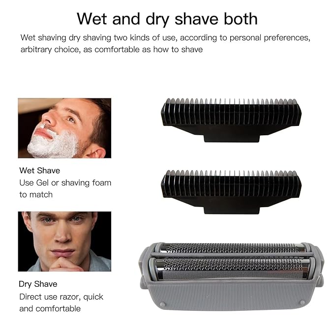Foil &amp Shaver Replacement Cutter for WES9833P ES-RW30 ES4000 ES9852