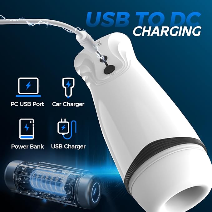 Male Masterburbatar Hands Free with 10 Vibration Sucking Massagers Modes Automatic Male Mastusbafor Tight Sleeve Hoodies Pussy Pocket Silicone Electric Massager Machine PWO02