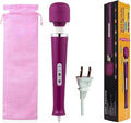 Power Handheld Electric Back Body Vibrating Massager for Woman Sport Recovery Muscle ACH Pain Shoulder Neck Leg Hand Foot Massage Tool (Purple Big Massager)