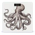 OctopusScale for Body Weight with LCD High Precision Weighing Scales Fashion Sturdy Tempered Glass Weight Scales Easy-to-Read Digital Bathroom Scale for Daily 400lb
