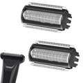 2 Pack Replacement Foil Blade Compatible with MANSCAPED The Lawn Mower Electric 5.0 Ultra Hair TrimmerReplacement Clipper Blades Groin Hair Foil Shaver Head for Close Body Hair Grooming