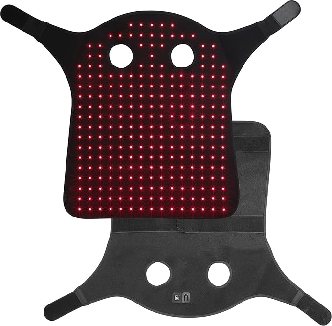 Equine Red Light Therapy Device Wearable Red Light Therapy Belts for Pain Relief Repair Muscle 850nm ＆ 660nm LED Red Light Therapy for Horse Head and Neck M