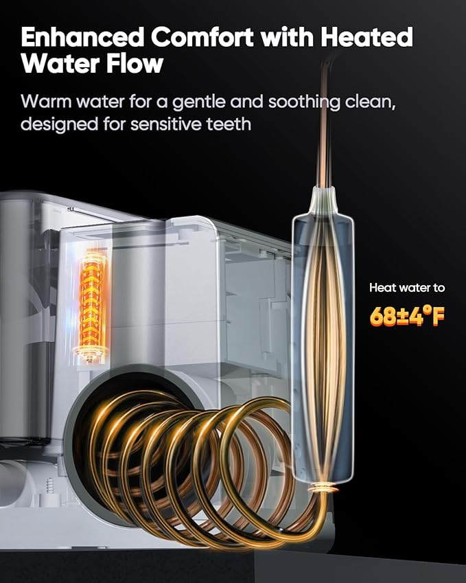 MySmile LP233 Pro Electric Water Flosser Lightning Silver and LP221 Cordless Water Flosser Midnight Black Combo