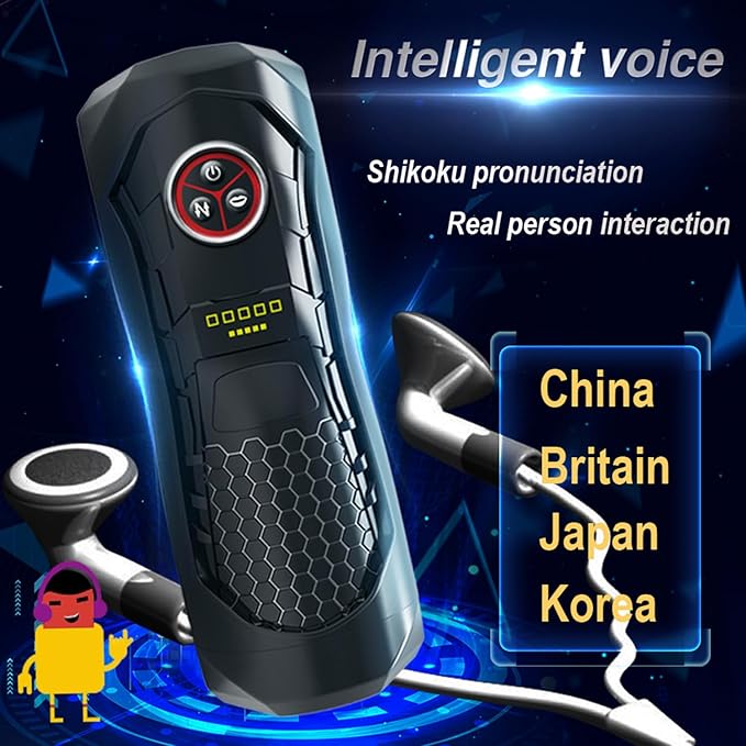 Mens Masterburbatar Hands Free with Suction Cup Vibrate Thrusting Blowjobob Machine for Man Automatic Stroking Male Masterubaters Underwear Adult Toy Silent Pussy Pocket Electric QPQ1 (Extra Large)